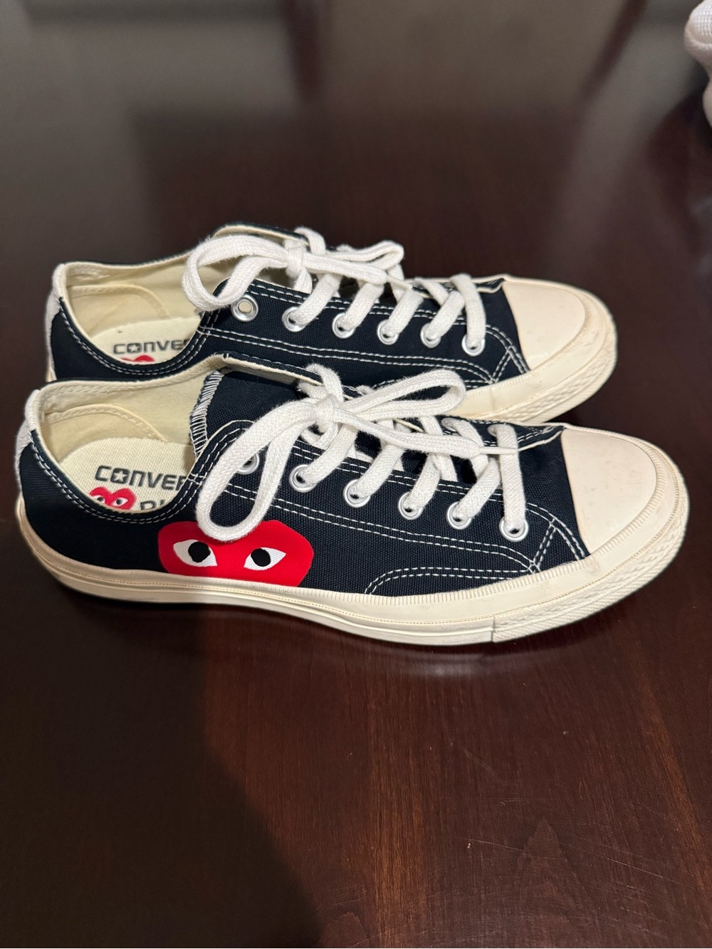 Size 8M / 10W - Converse x Comme des Garçons PLAY Chuck 70 Low